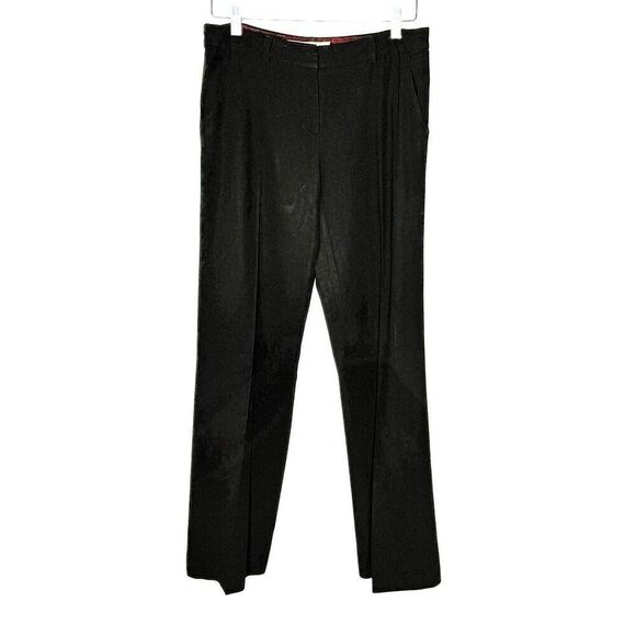 Trina Turk Low Rise Black Boot Cut Career Pants - Women’s US 4 - Picture 1 of 5